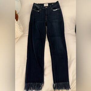 Frame Denim Women's Deep Indigo Straight Leg Jeans